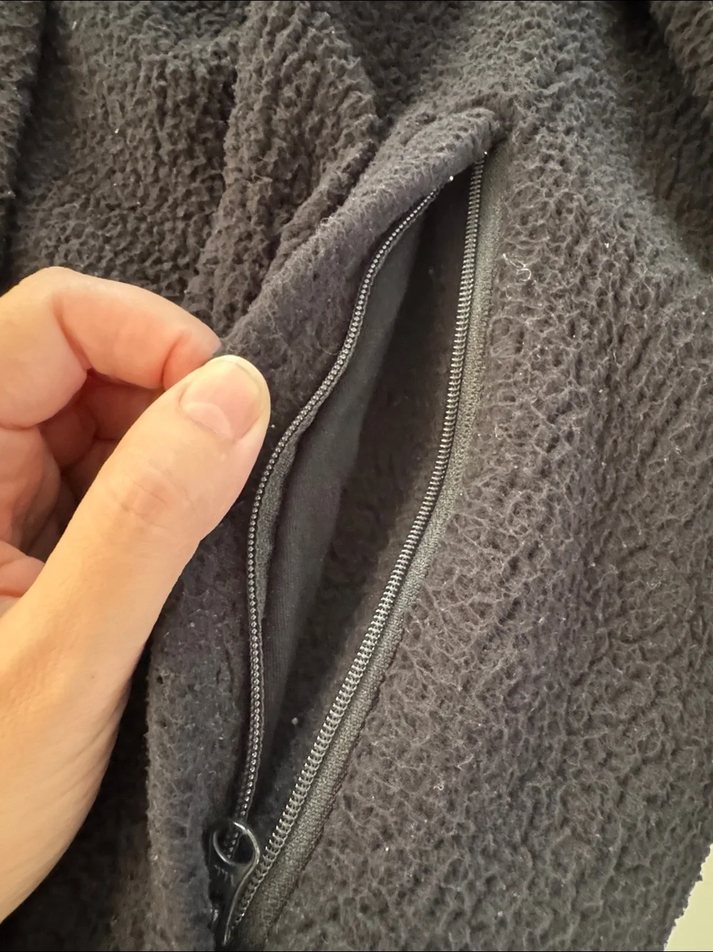 ALO Yoga Black Teddy Sherpa Jacket